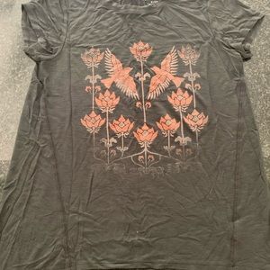 American Eagle: gray graphic tee